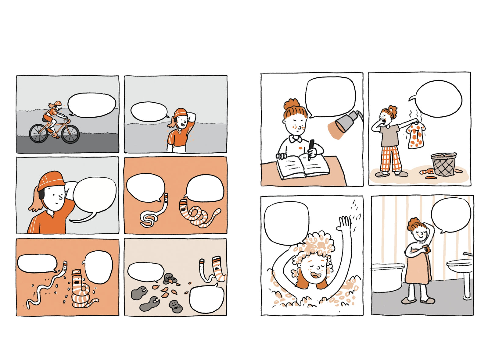 Comic Strip Puberty For Girls