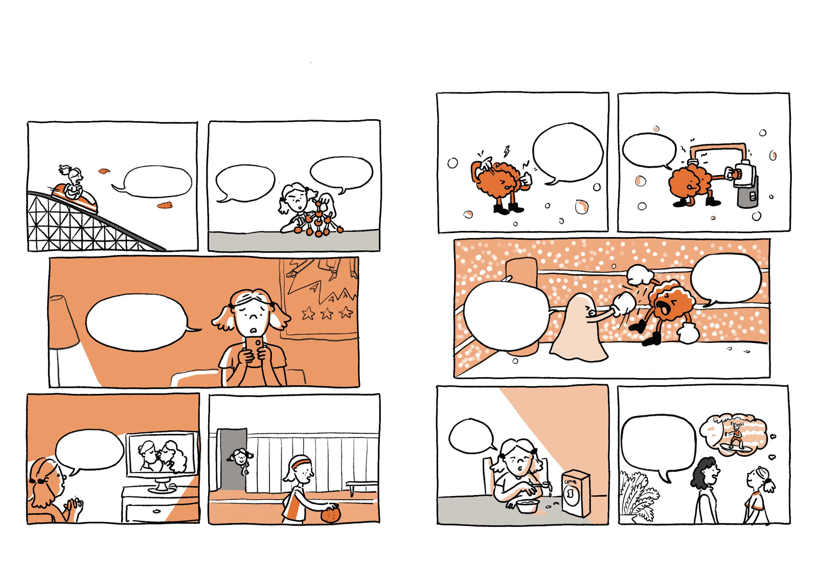 Comic Strip Puberty For Girls