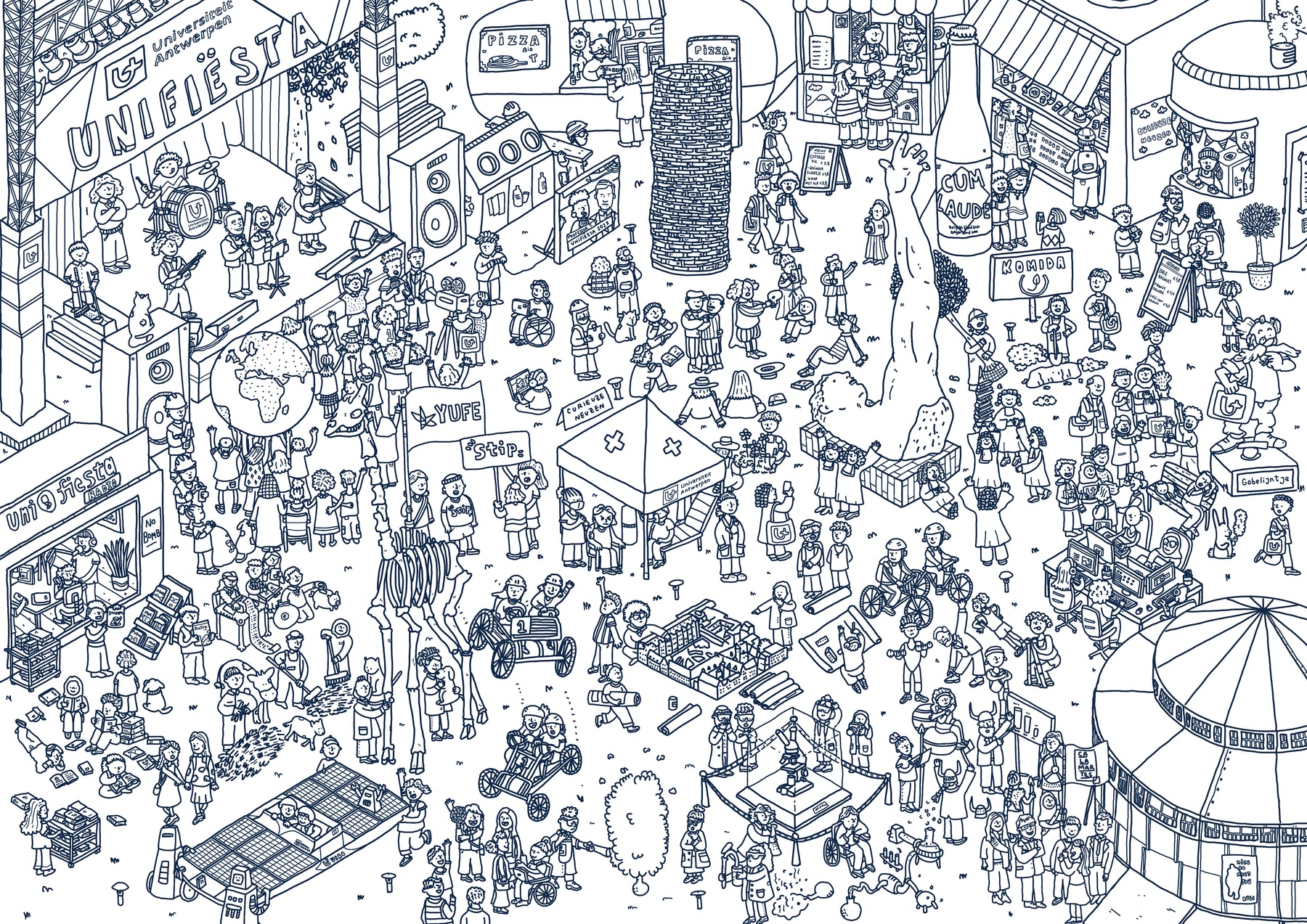 University of Antwerp Illustration