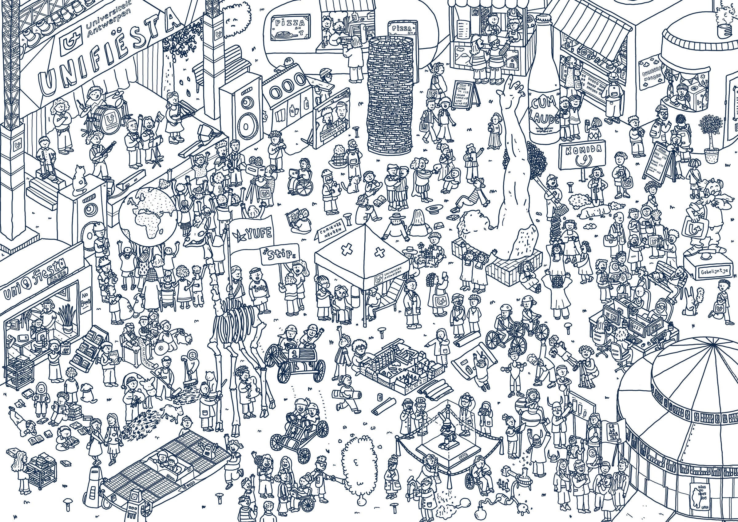 University of Antwerp Illustration
