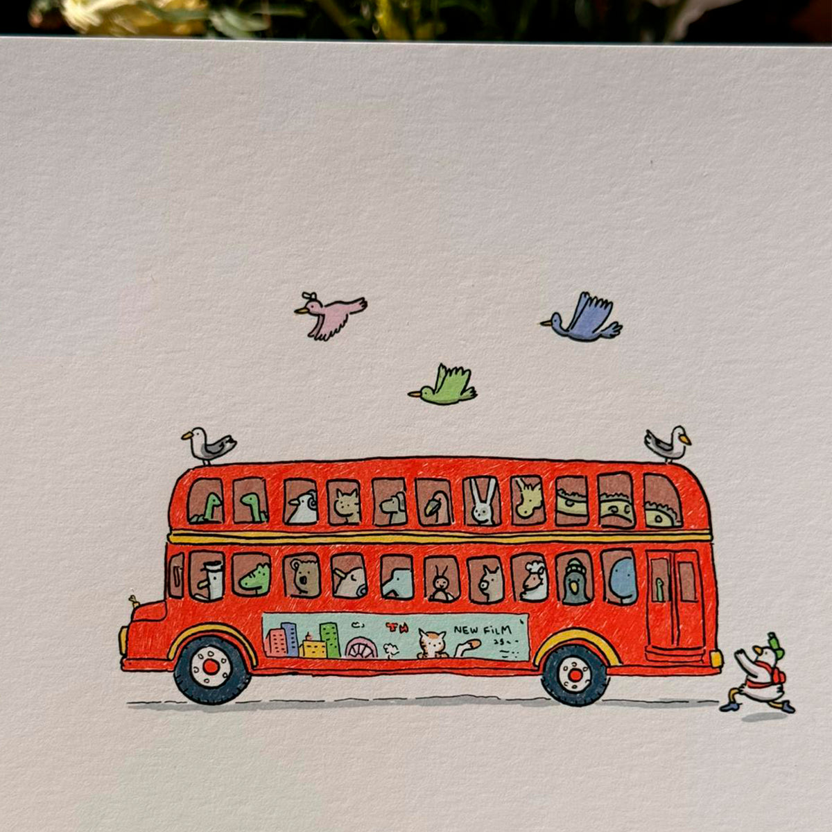 Detail of C'est parti fine art print by Fasu
