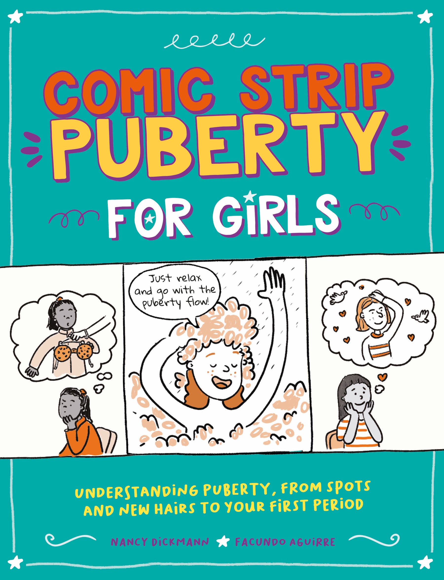 Comic Strip Puberty For Girls book cover illustrated by Fasu