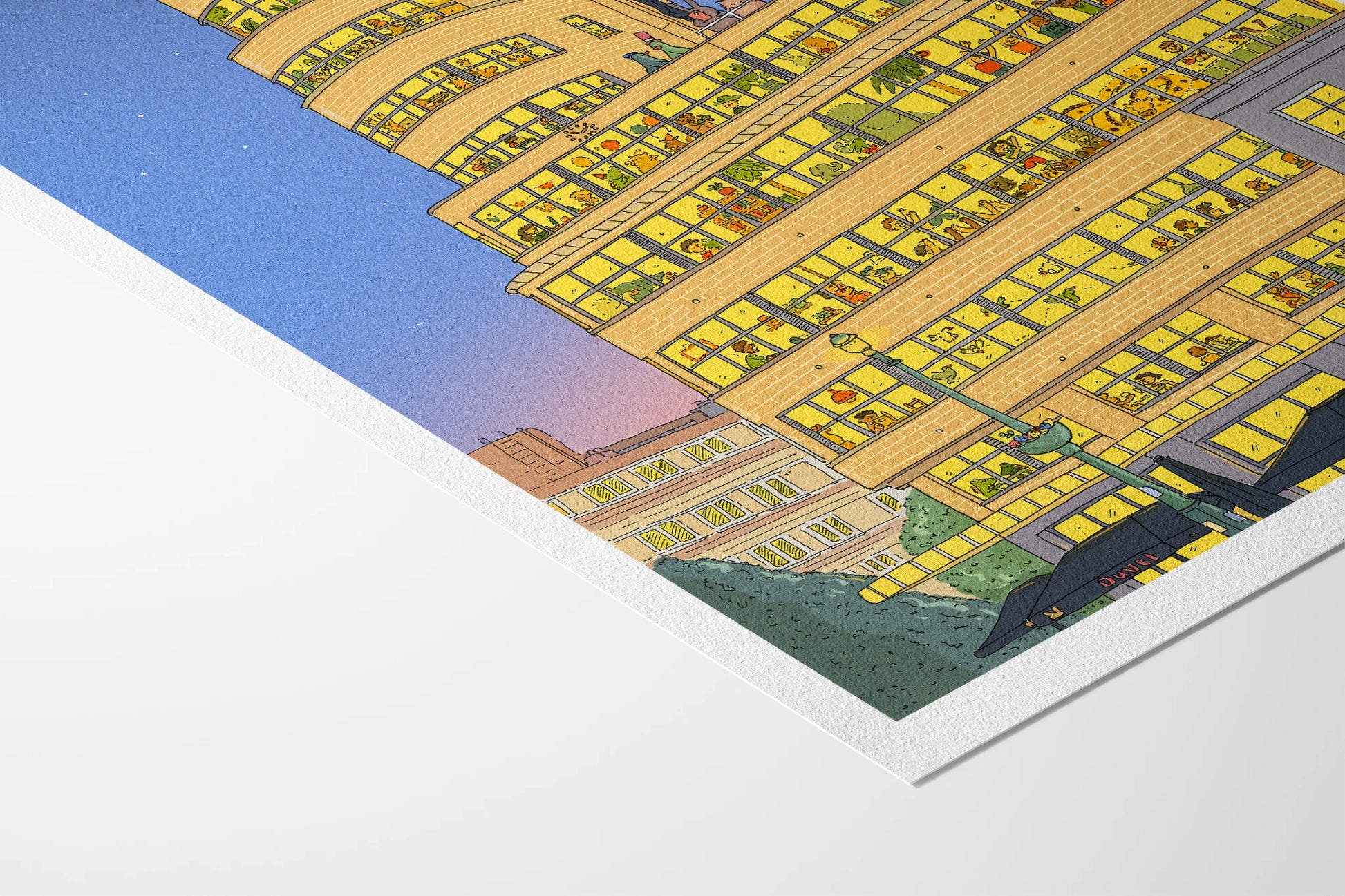 Detail of Flagey Brussels fine art print by Fasu