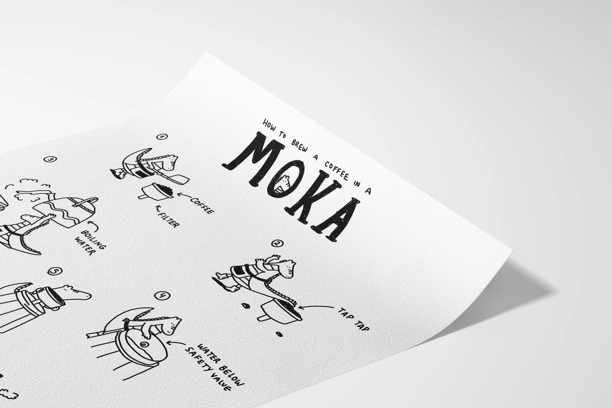 Detail of Moka Brussels fine art print by Fasu