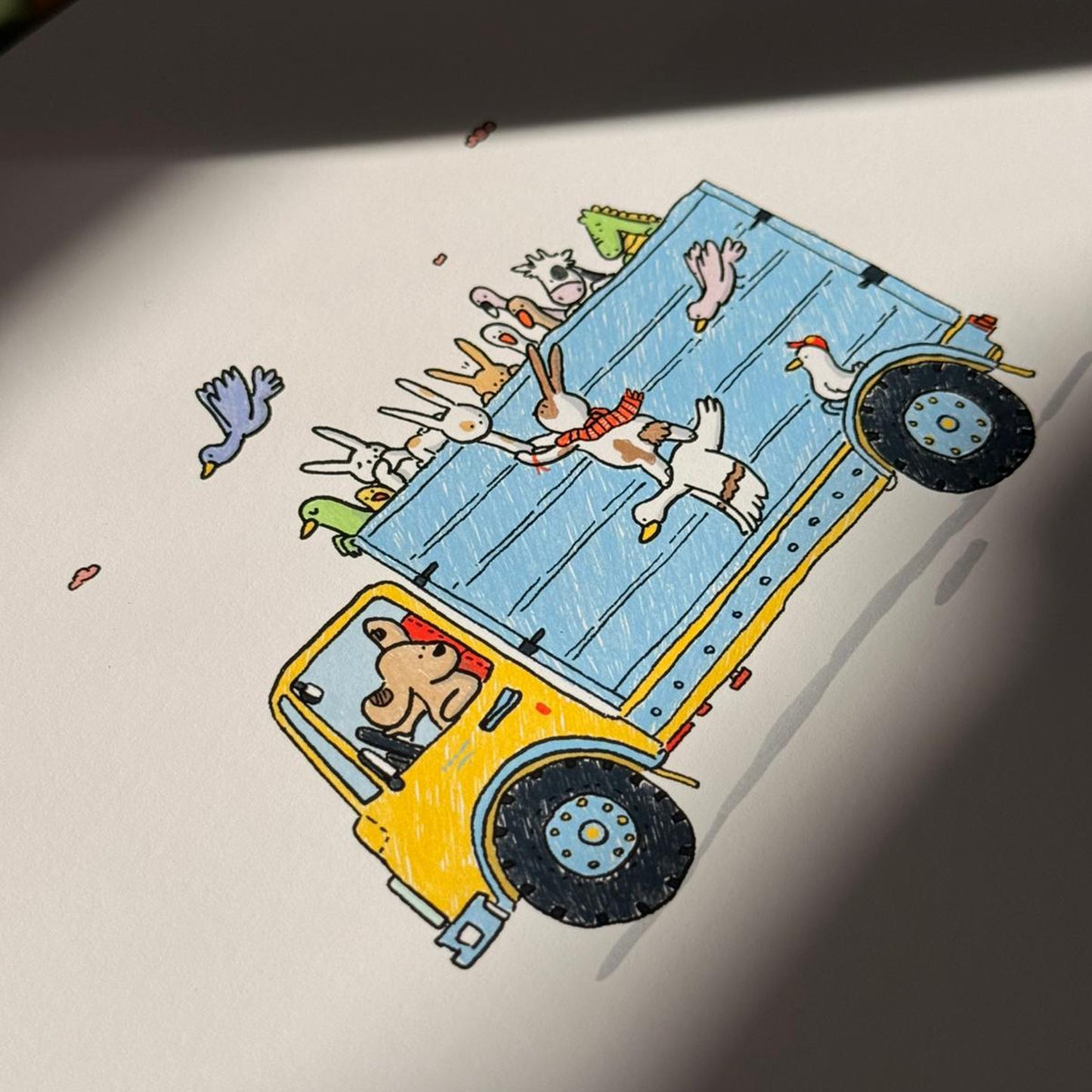Detail of Wait! fine art print by Fasu