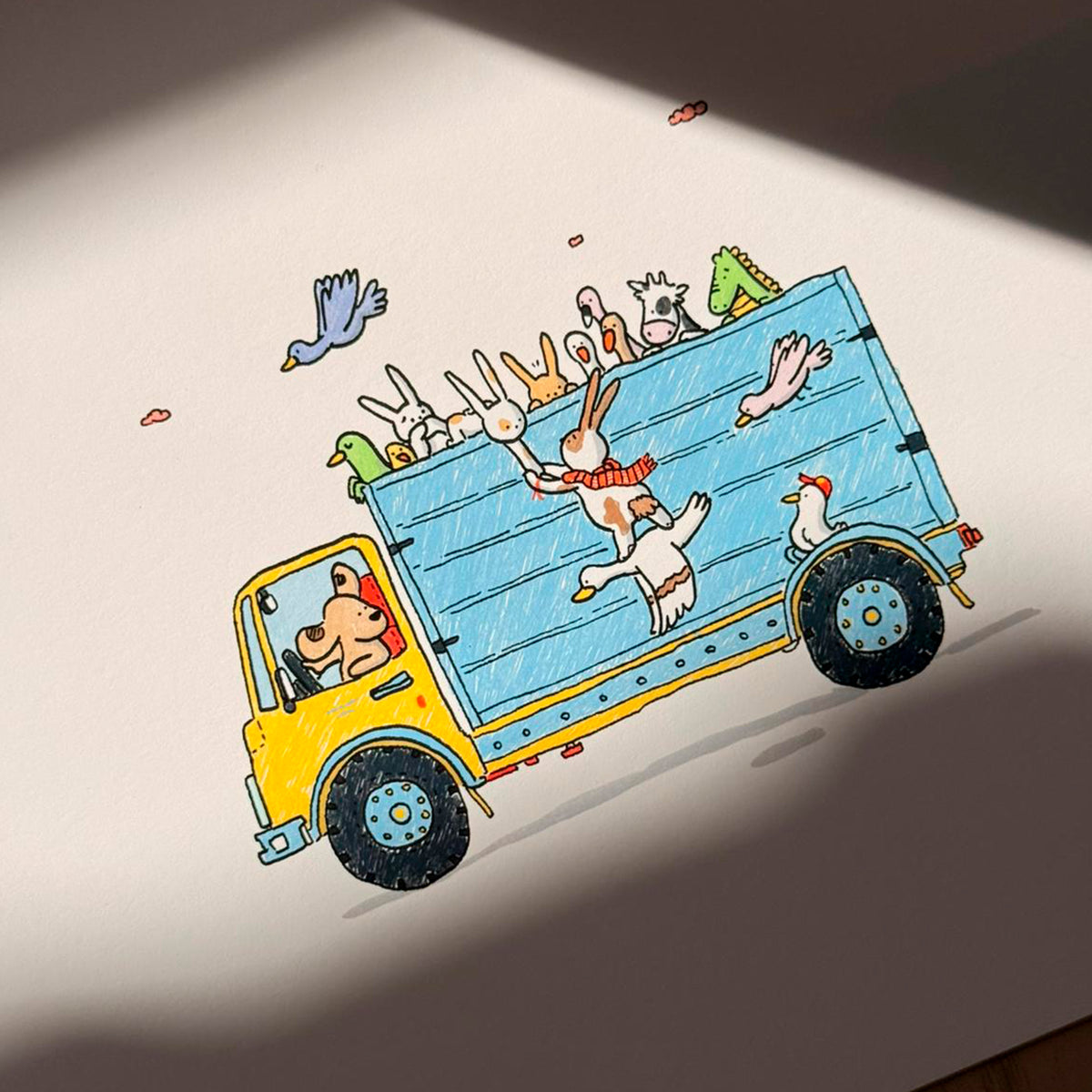 Detail of Wait! fine art print by Fasu