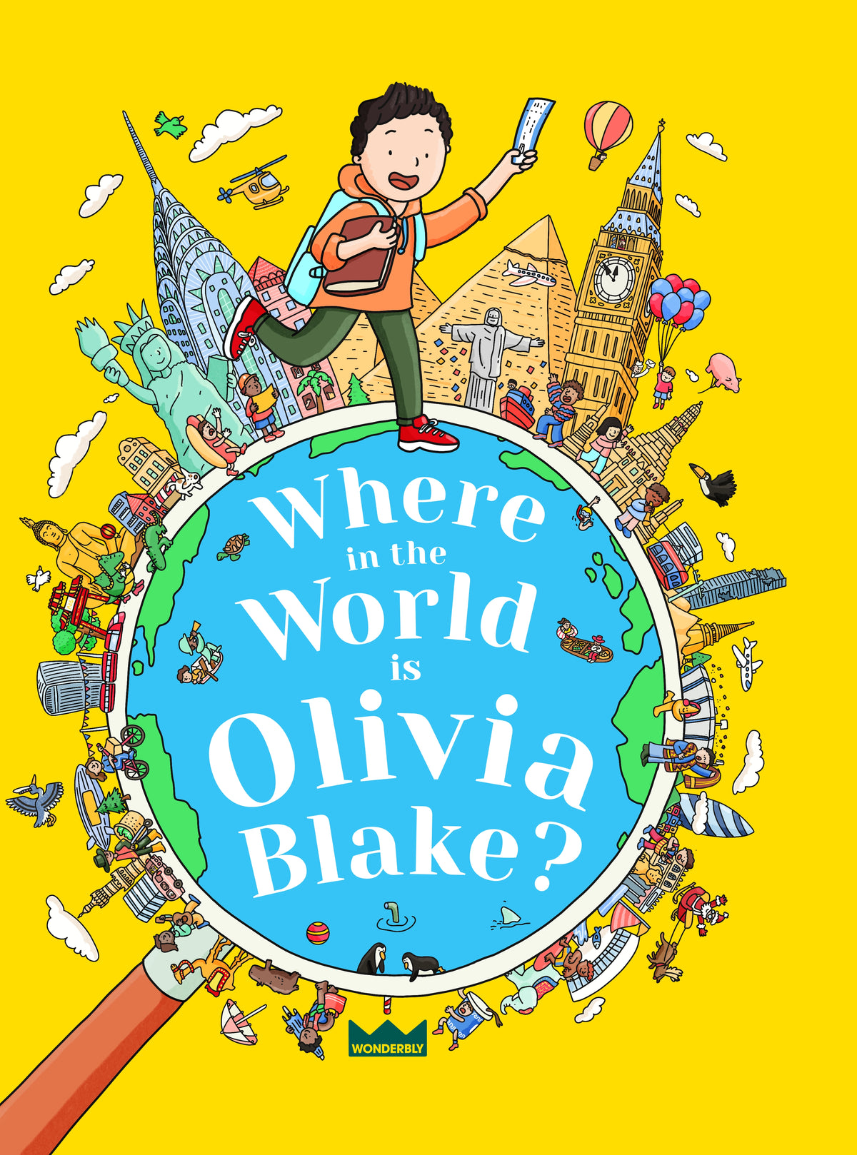 Where in the World is Olivia Blake book cover illustrated by Fasu
